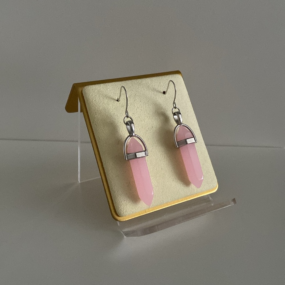Pink Crystal Earrings